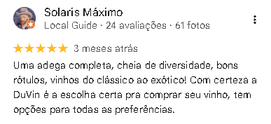 Avaliação Google