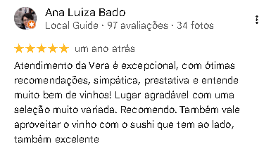 Avaliação Google