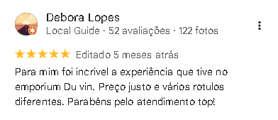 Avaliação Google