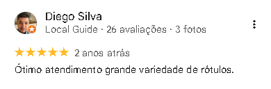 Avaliação Google